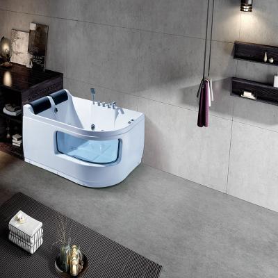 China Skirt (Left Skirt) Acrylic Fiber Sex Massage Double Side Indoor Bathtub With Glass for sale