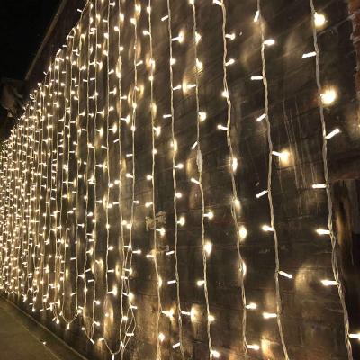 China Led Lights For Decoration String Christmas Icicle Lights Outdoor Window Drip Icicle String Lights Bedroom Curtain Decoration Led Fairy Lights for sale