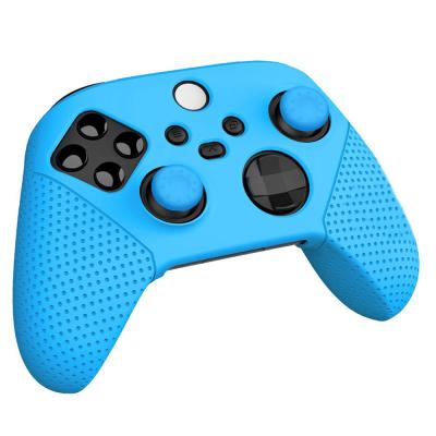 China Non-slip Silicone Rubber Soft Skin Travelcool Gamepad Protective Silicone Cover Case For Xbox Series X Controller Case for sale