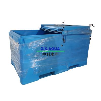 China Large Live Fish Transport Insulated Water Tank With Alarm System For Live Fish Transportation for sale