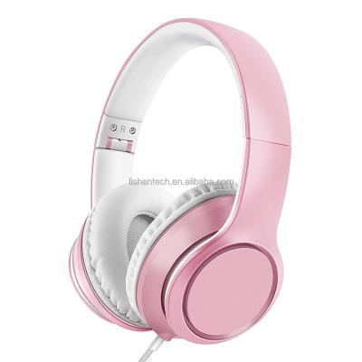 China Wholesale Earphone Over Ear Wired Stereo Headphones Popular Folding Headband PC Mobile Wired Over-Ear Headphones for sale