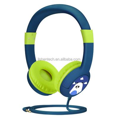 China Rotatable Headband High Fidelity 85DB Stereo With Microphone Built-in Mobile Phone Lightweight Cool Design Wired Kids Earphone And Children Kids for sale