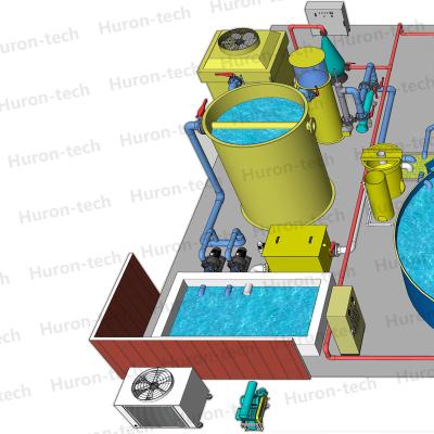 China PVC/PP/SS304 or SS316 RAS System Recirculting Aquaculture Equipment Protein Skimmer for King Grouper, Indoor Fish Farming Machine for Sale for sale