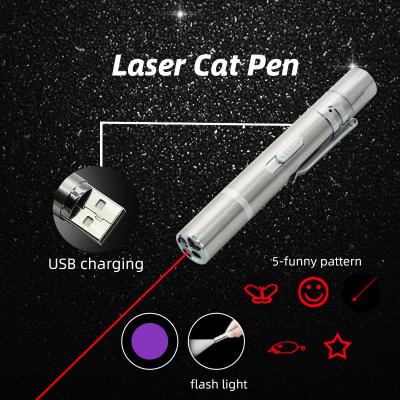 China Amazon Hot Sales Viable Usb Charging Laser Cat Stick Cat Laser Pointer Funny Models Infrared And UV for sale