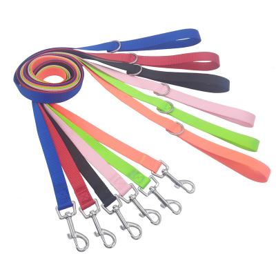 China 2020 Sustainable Best Selling Custom Dog Accessories Plain Nylon Dog Leash Dog Collars Pet Leads for sale