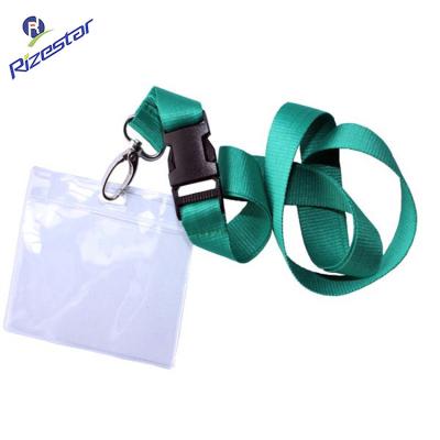 China Custom high quality bottle holder sublimation printing polyester ID card holder neck lanyard for sale