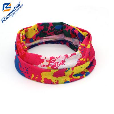 China Wholesale High Quality Polyester Cheap Polyester Printing Tube Headwear Multifunctional Seamless Bandana for sale