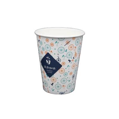 China Single wall paper coffee cups 12oz disposable single wall paper cupsdisposable for hot drinks and food for sale