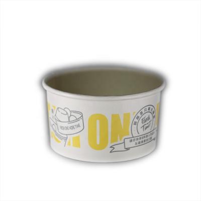 China Various Widely Used Recyclable Factory Vend Ice Cream Cup Customized Paper White for sale