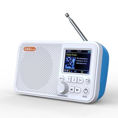 China Digital Display FM/DAB+/BT Digital Radio Portable FM Radio With Long Lasting Rechargeable Battery for sale