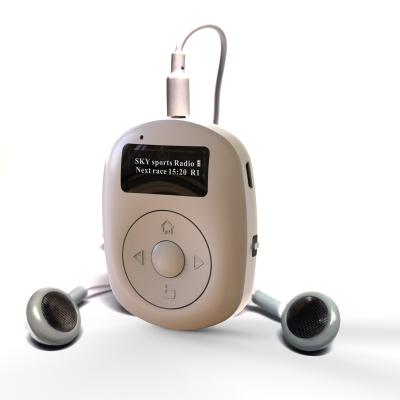 China Digital DAB FM Radio BT PORTABLE Rechargeable MP3 Player With Earphone For Walk for sale