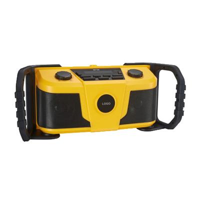 China Digital Display FM/DAB+/BT Digital Portable Waterproof FM/DAB Radio Construction Site BT Radio for sale