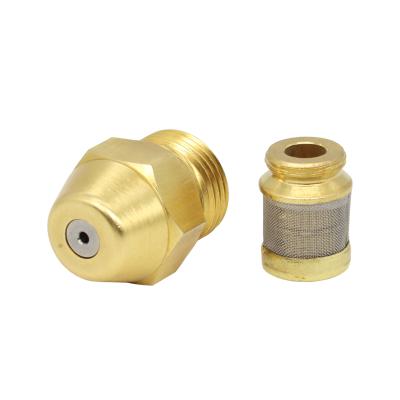 China Jeltecn Oil Burner Spray Nozzle Fuel Mist Oil Injector Cleaning Brass Nozzle Full 16 Cone 9 Hollow Jeltecn Industrial for sale