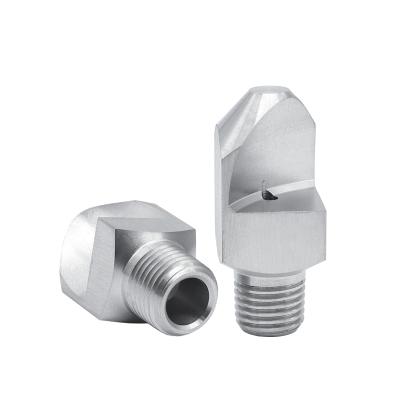 China Dust Removal OEM Prices 316 Stainless Steel Jet Spray Nozzles Narrow Spray Flat Angle Spray Nozzle for sale