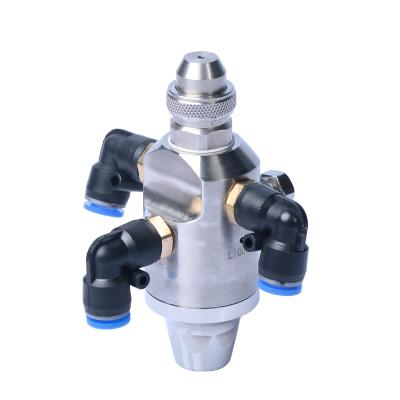 China Hot Selling DJ Dusting 1/8 1/4 Stainless Steel Automatic Air Nozzle Jet Fog Nozzle Spray Atomizer for sale