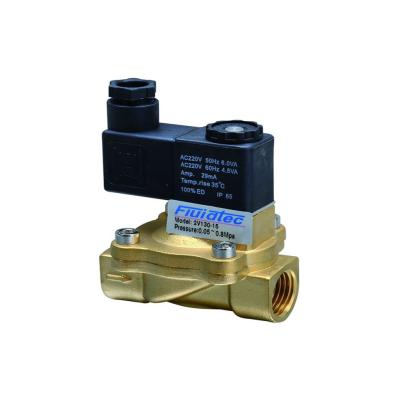 China Brass 2/2 Way Water Air Large Opening Solenoid Control Valve Quality Assurance Pneumatic Solenoid Valve for sale