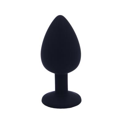 China Silicone Silicone S M L 3 Sizes Silicon Anal Plugs Butt Plug For Couples SM Games Tools for sale