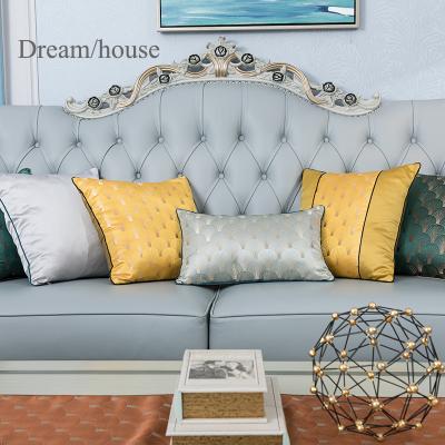 China Anti Dust Mite New Chinese Style Chinese Style Fabric Pillow Modern Light Luxury Home Cushion Sofa Bedside Cushion Cover for sale