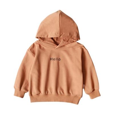 China Wholesale Anti-wrinkle OEM 100% Pure Cotton Kids Refine Boys Oversized Hoodies For Kids Baby Hoodie Kid Pullover Sweatshirt for sale