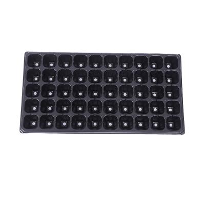 China Eco-friendly Seed Planting 50 Cell Plastic Plant Nursery Tray 5*10 Seedling Tray For Apple Orange for sale