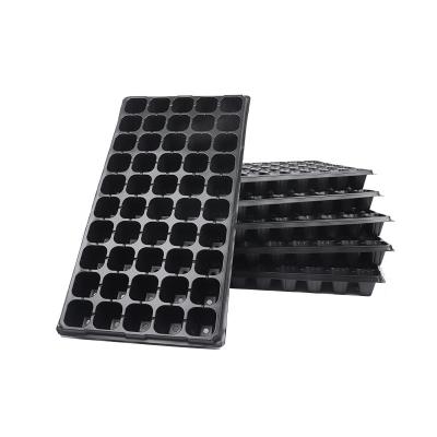 China Eco-friendly Sustainable Microgreens Seedling Starter Plastic Seed Tray 50 Holes for sale