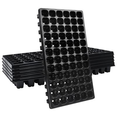 China Eco-friendly Seed Planting 72 Plastic Cells Thicken Grow Starting Plantings Propagation Germination Seedling Trays for sale