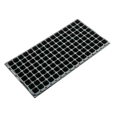 China Eco-friendly Greenhouse 128 Material Holes PS Nursery Plant Planting 540*280mm Seedling Plastic Seedling Tray for sale