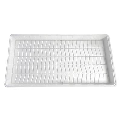 China Propagating Seedling Spawn Grow Ebbwater Planting Bowl Large Drain Germination Grow Flood Hydroponic Tray For Stand Rack Table for sale