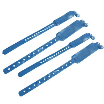 China Environmental Friendly Promotion Disposable PVC/ID RFID UHF Wristband Wristband Nap Paper/Plastic Closure For Hospital for sale