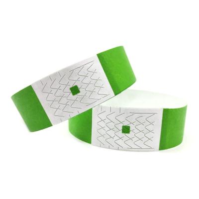 China Waterproof Cheap One Time Use Disposable Tyvek Paper Wristbands For Events / Music Festival / Concert Wristband /Activity for sale