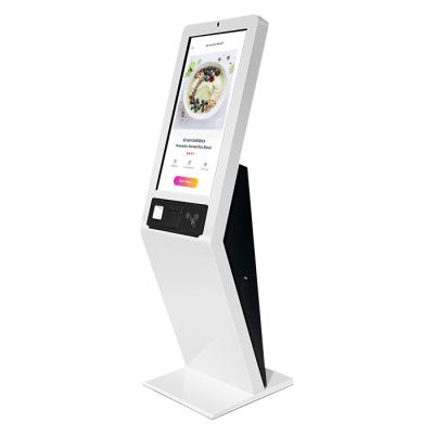 China 43' Gas Station Self Service Payment Kiosk Floorstanding Touch Screen Payment Kiosk With 43inch Mini PC for sale