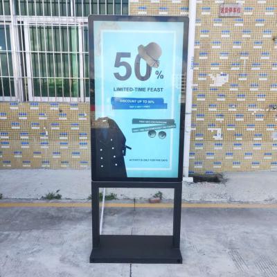 China WiFi Connected Wifi LCD Screen Outdoor Dinner Machine Slim VCR Digital Advertising Signage for sale