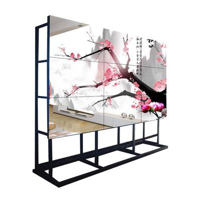 China 55 Inch Indoor Ultra Shrink Bezel LCD Video Wall 3.8mm Seamless Indoor Lcd Video Wall for sale