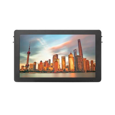 China 21.5inch Android Bus LCD Monitor Roof Install Advertise Screen Player With Remote Announcement Management Software for sale