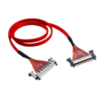 China Customized JAE Electronic FI-RE51HL to 51pin wire micro-coaxial cable JAE FI-RE51HL connector auto lvds TV cable for sale