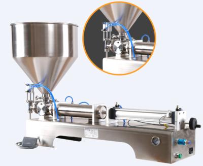 China Horizontal Food Head Paste Filling Machine Double Bottle Can Bag Tomato Ketchup Filling Machine for sale