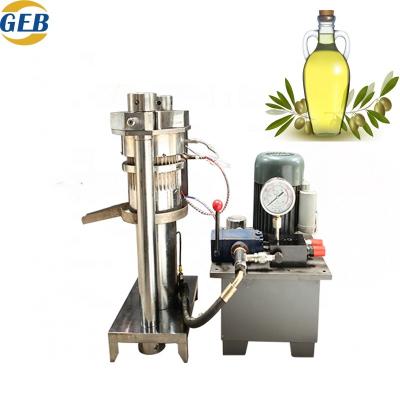 China food & Beverage factory oil press machine price capacity 50kg/day cheap walnut hydraulic oil press machine for sale