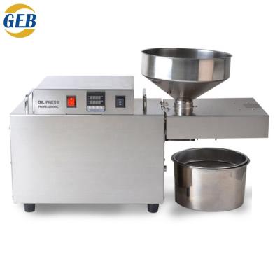 China Home use 7-10 kg/h sunflower seed oil extraction machine screw oil mill olive oil pressing machine for sale for sale