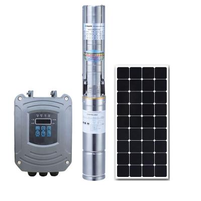 China Energy Saving Brushless DC Borehole Solar Powered Water Pumps For Farm Irrigation for sale