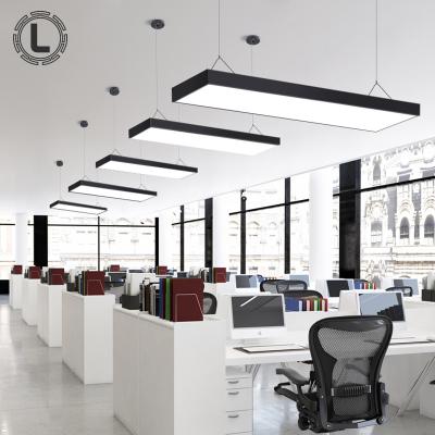 China Modern Design LED Modern Pendant Light Led Linear Pendant Light Suspended Linear Led Pendant Light for sale