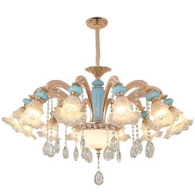 China Hotel European Contemporary Ceiling Living Room Vintage Pendant Lighting Leaded Crystal Luxury Modern Chandeliers and Pendant Lights for sale