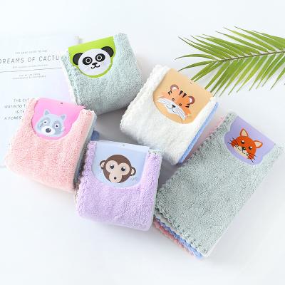 China Sustainable Microfiber Cleaning Cloth Kitchen Towels Super Absorbent Soft Microfiber Kitchen Hand Towel for sale