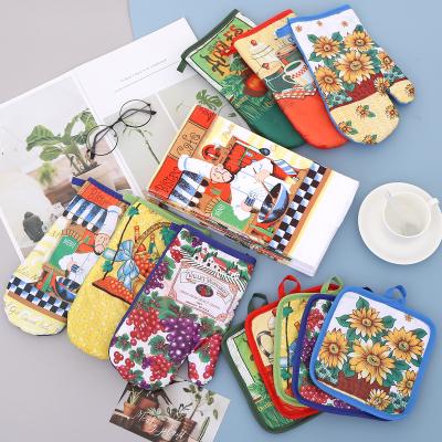 China Viable Polyblend Oven Mitt Tea Towel Bamboo Holder Bamboo Tea Kitchen Towels Microfiber Tea Towel Pot for sale