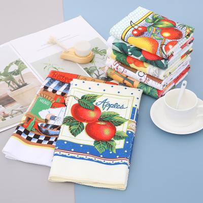 China Wholesale Tea Towels Microfiber Terry Cloth Tea Towels Viable Ultra Absorbent Christmas for sale