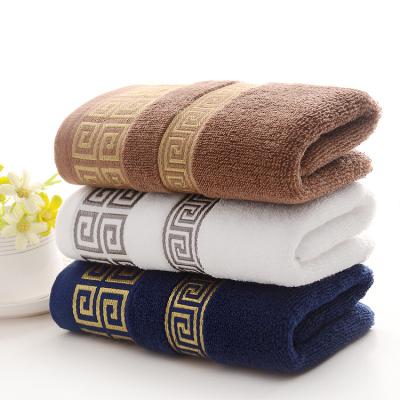 China Viable Wholesale Custom Embroidered Face Towel 100% Cotton Face Towel Skin Care for sale