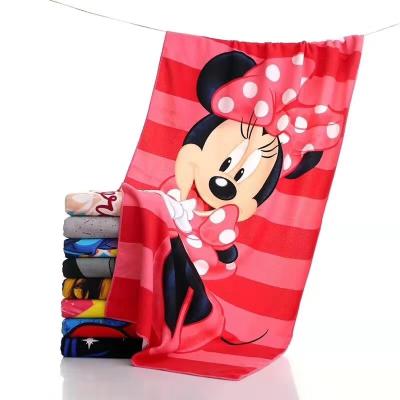 China Sustainable Commercial Insurance Microfiber Cartoon Beach Towel Clearance Beach Towels for sale