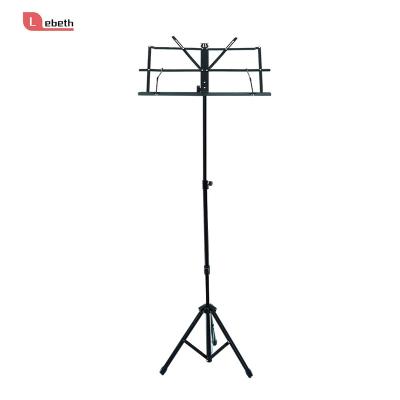 China Playing PJ-02 Portable Folding Music Stand Portable Lifting Folding Music Stand Send Tote Bag Music Stand for sale