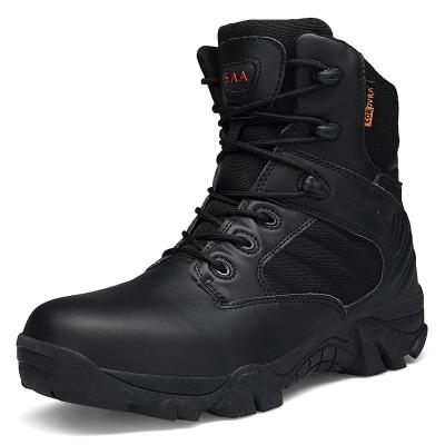 China Fashion Trend YZ Men's Winter Two Colors Training Waterproof Outdoor Combat Boots for sale