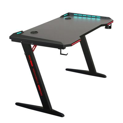 China Ergonomic Gaming Desk Game Board with RGB Light for Home Office Gamer Workstation 120*60*73cm for sale