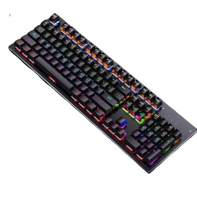 China 2020 plug and play popular gaming high quality wired mechanical keyboard with RGB backlight for keyboard gamer computer gamer for sale